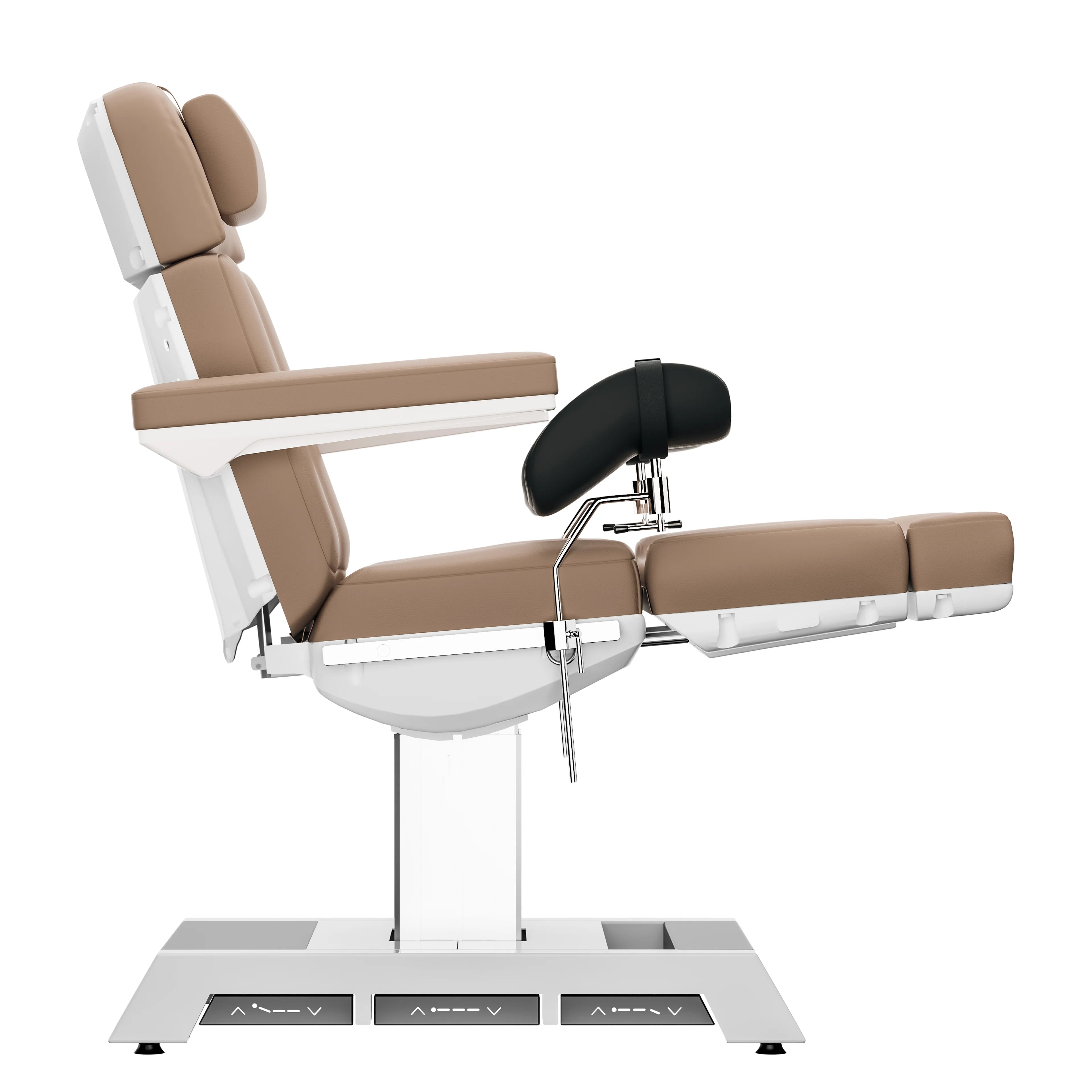 SPAMARC . Adones (Brown) . OBGYN & GYNECOLOGY . STIRRUPS . 4 MOTOR SPA TREATMENT CHAIR/BED