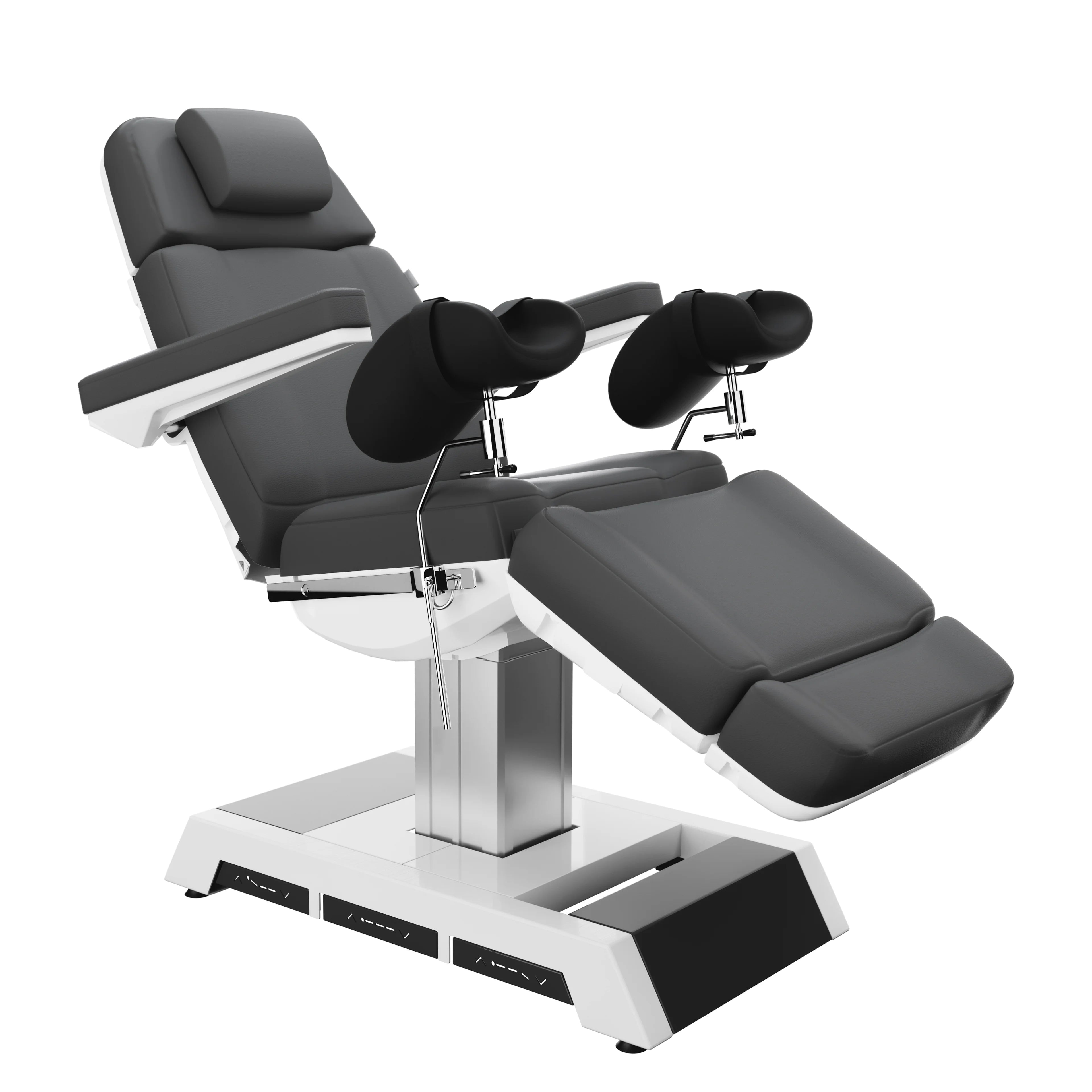 SPAMARC . Adones (Gray) . OBGYN & GYNECOLOGY . STIRRUPS . 4 MOTOR SPA TREATMENT CHAIR/BED