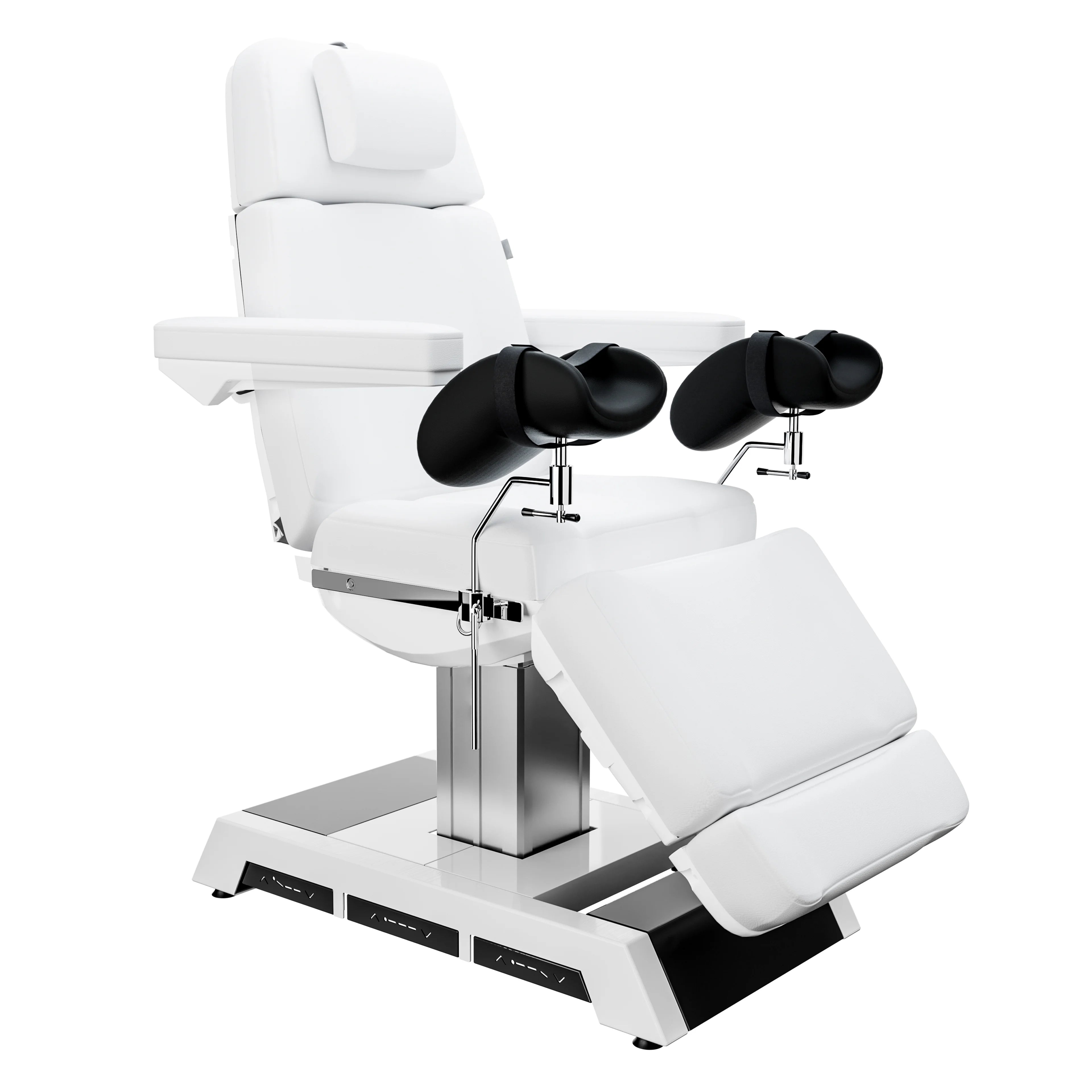 SPAMARC . Adones (White) . OBGYN & GYNECOLOGY . STIRRUPS . 4 MOTOR SPA TREATMENT CHAIR/BED