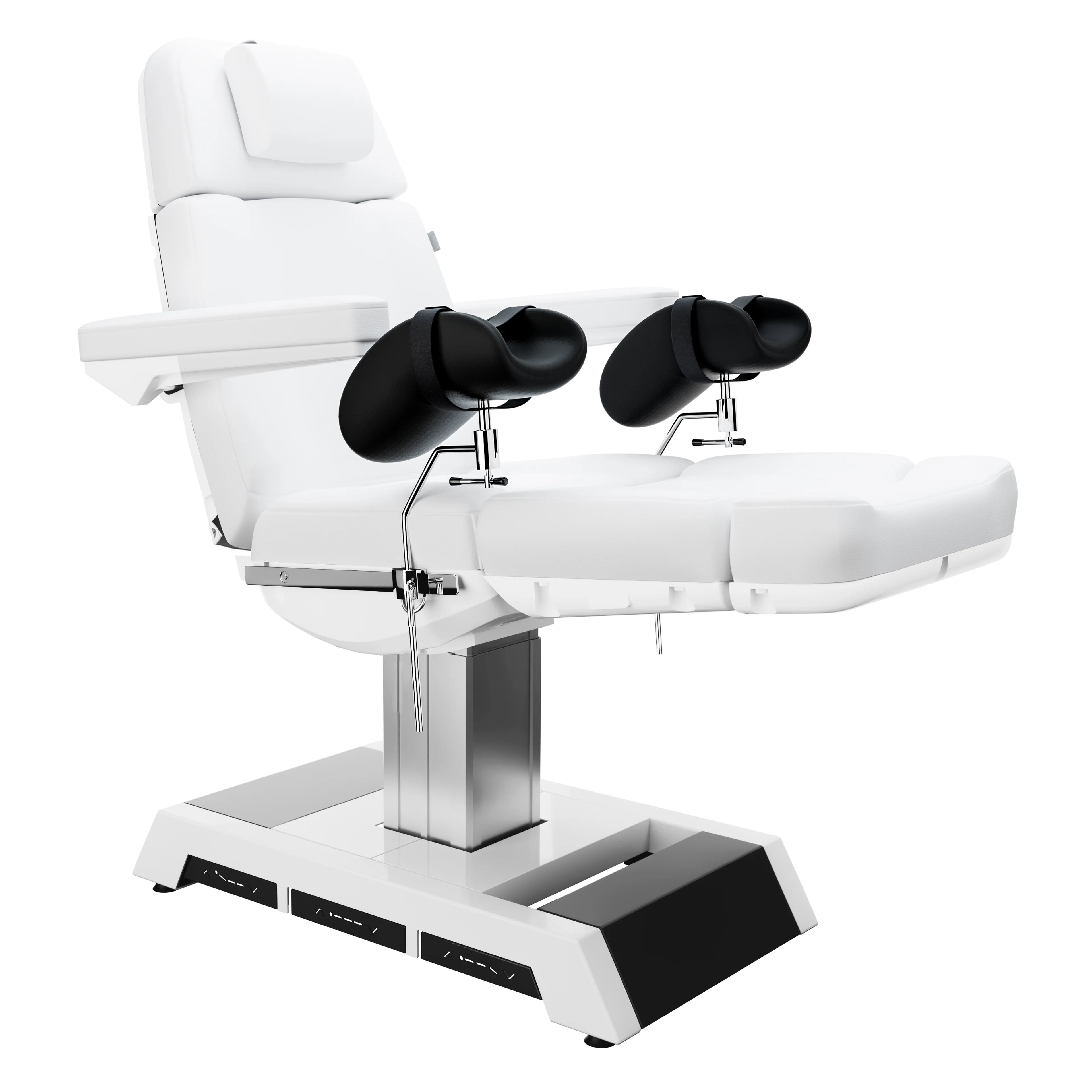 SPAMARC . Adones (White) . OBGYN & GYNECOLOGY . STIRRUPS . 4 MOTOR SPA TREATMENT CHAIR/BED