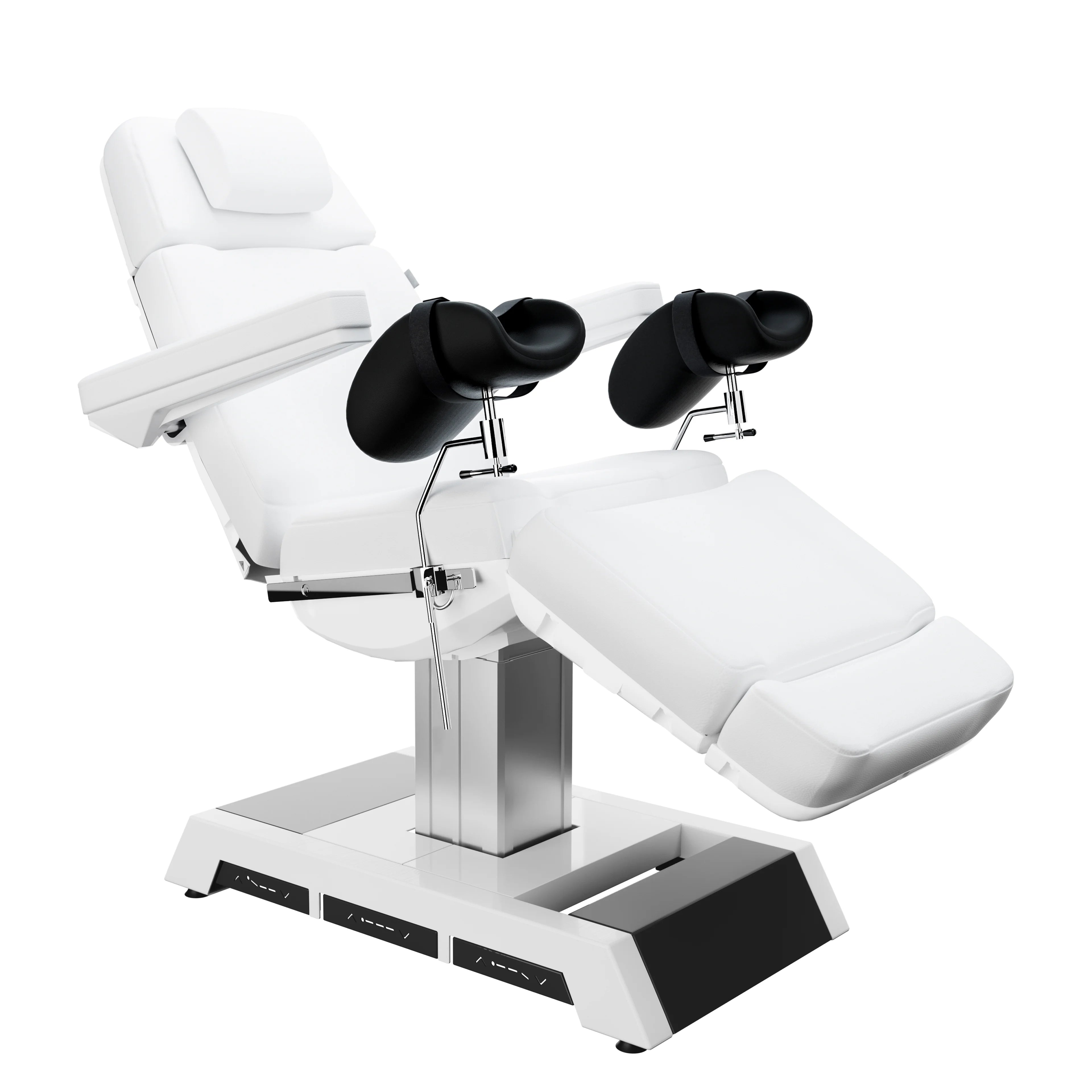 SPAMARC . Adones (White) . OBGYN & GYNECOLOGY . STIRRUPS . 4 MOTOR SPA TREATMENT CHAIR/BED