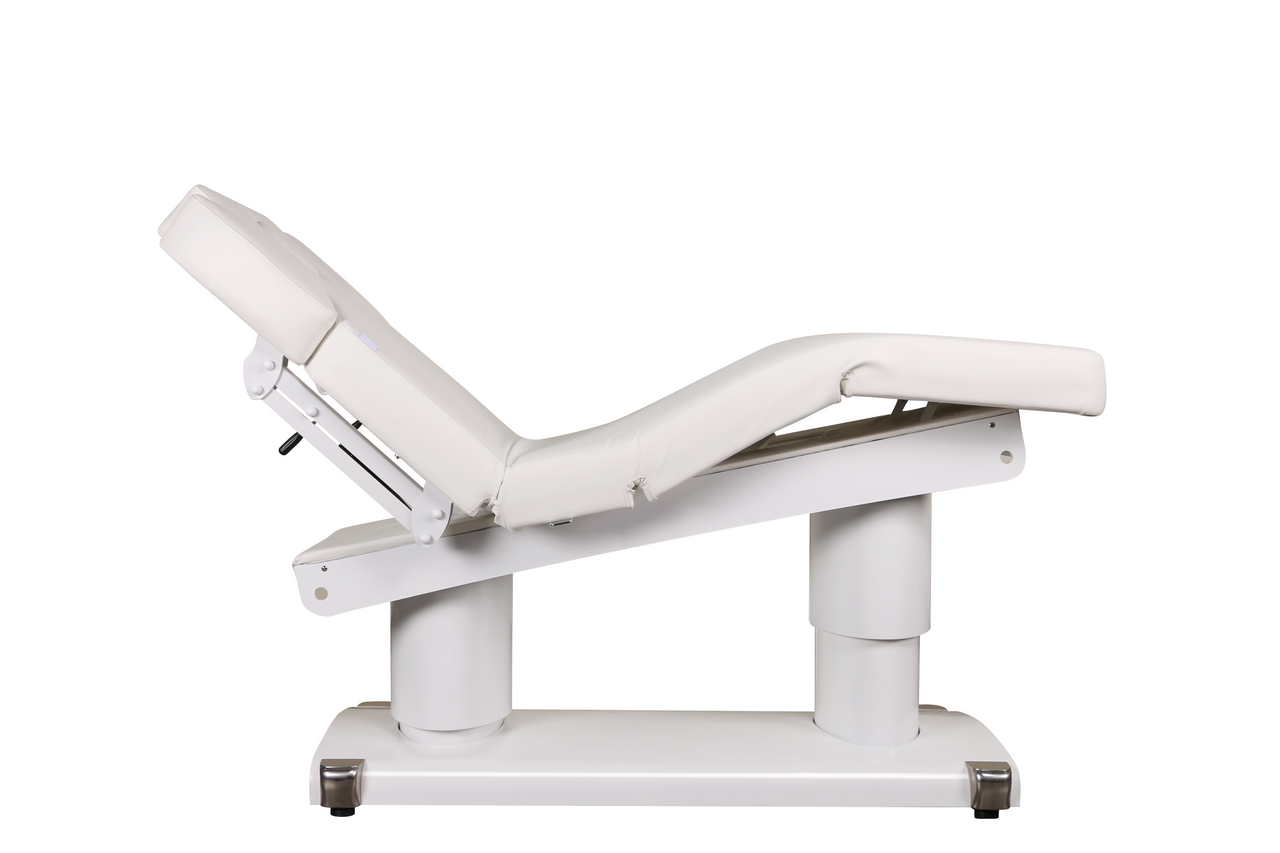 SpaMarc . Cooper (All White) . Massage Bed . Wooden . 3 ElectricMotor