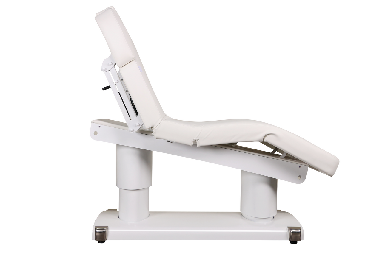 SpaMarc . Cooper (All White) . Massage Bed . Wooden . 3 ElectricMotor