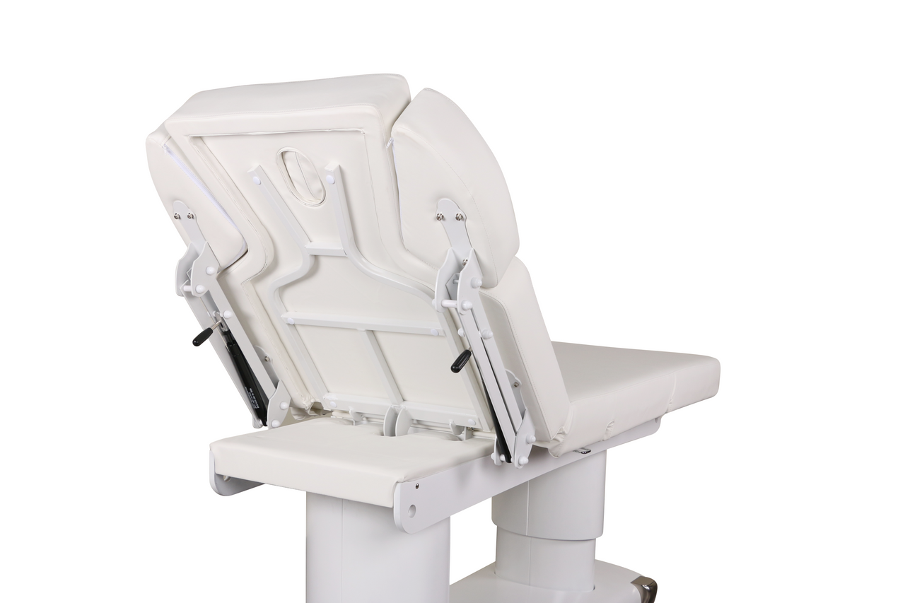 SpaMarc . Cooper (All White) . Massage Bed . Wooden . 3 ElectricMotor