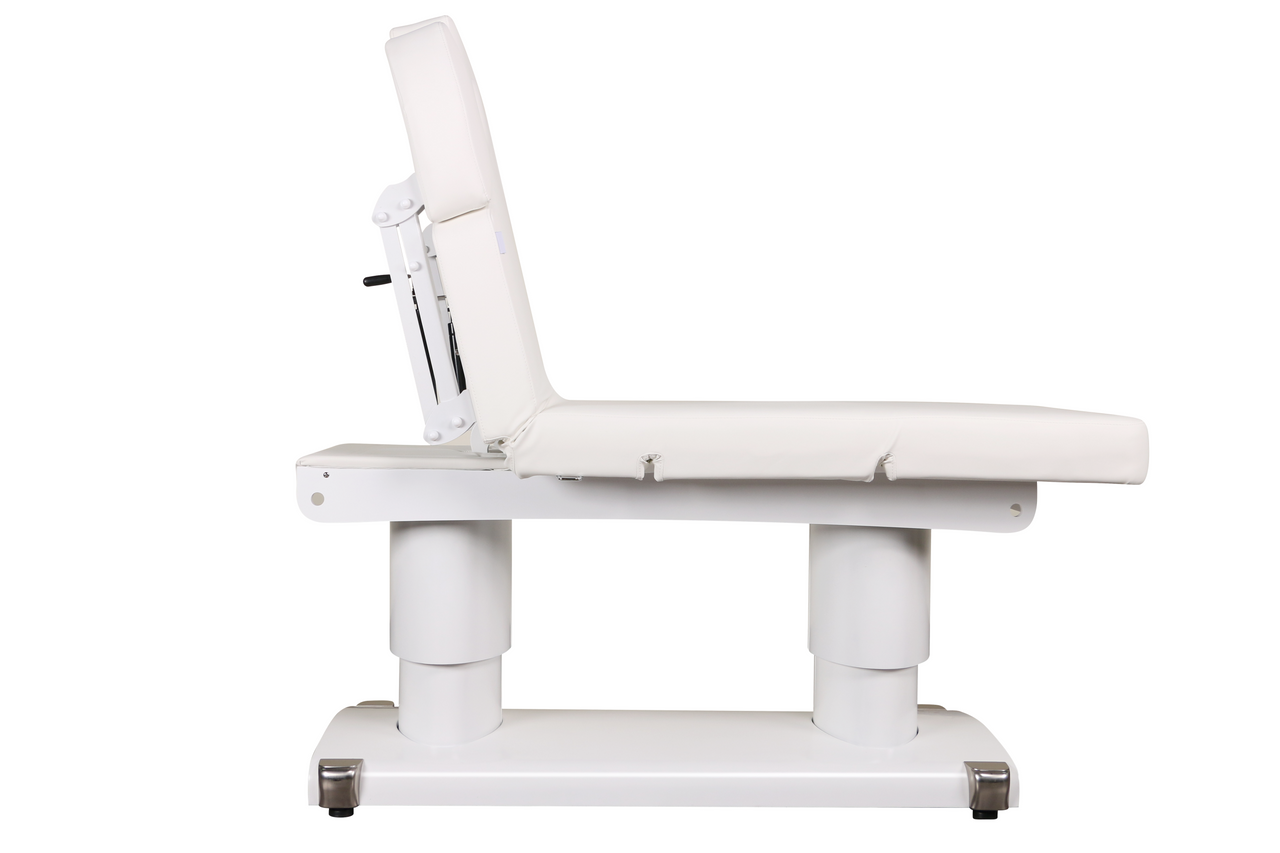 SpaMarc . Cooper (All White) . Massage Bed . Wooden . 3 ElectricMotor