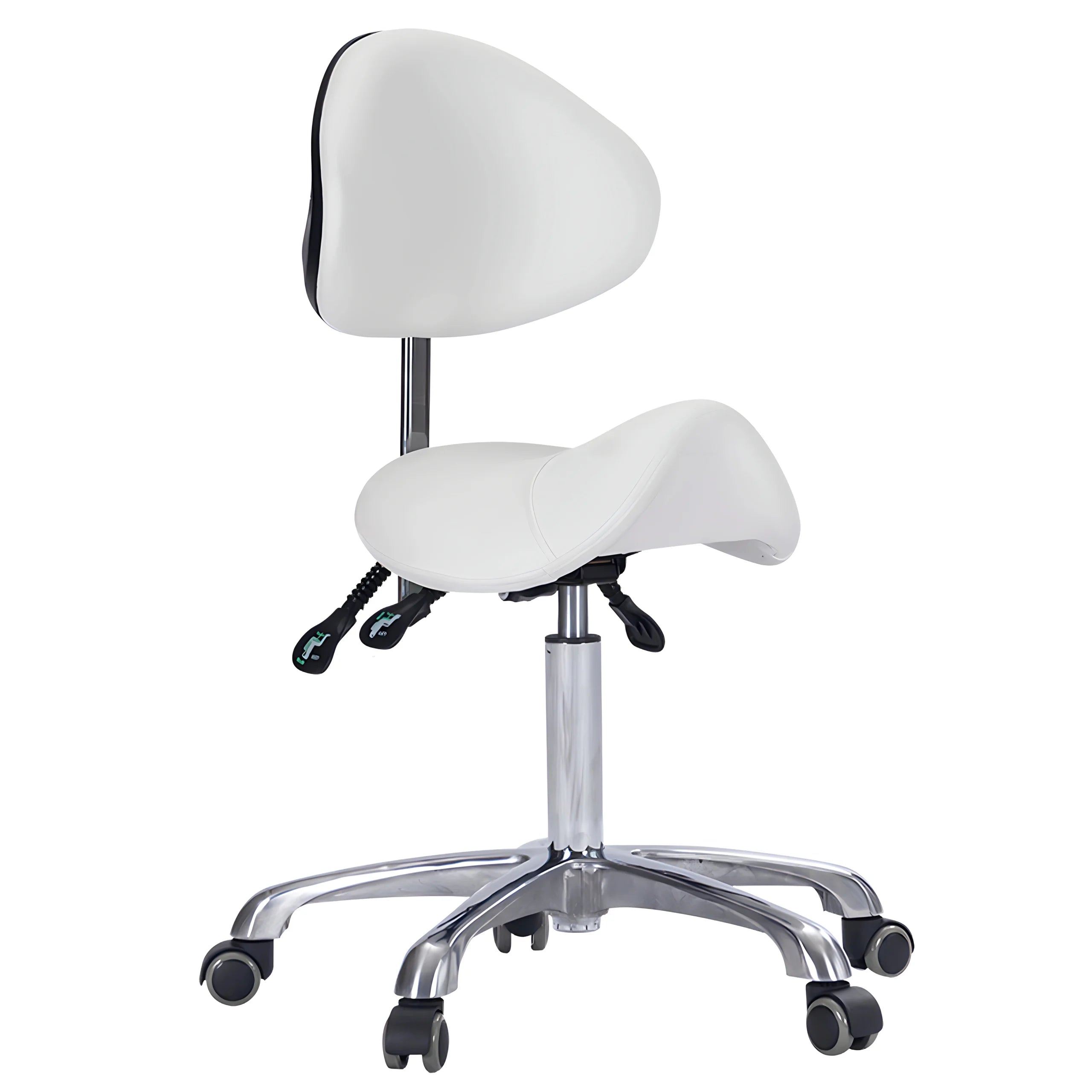 SPAMARC . Marnie (White) . Saddle Seat . Stool