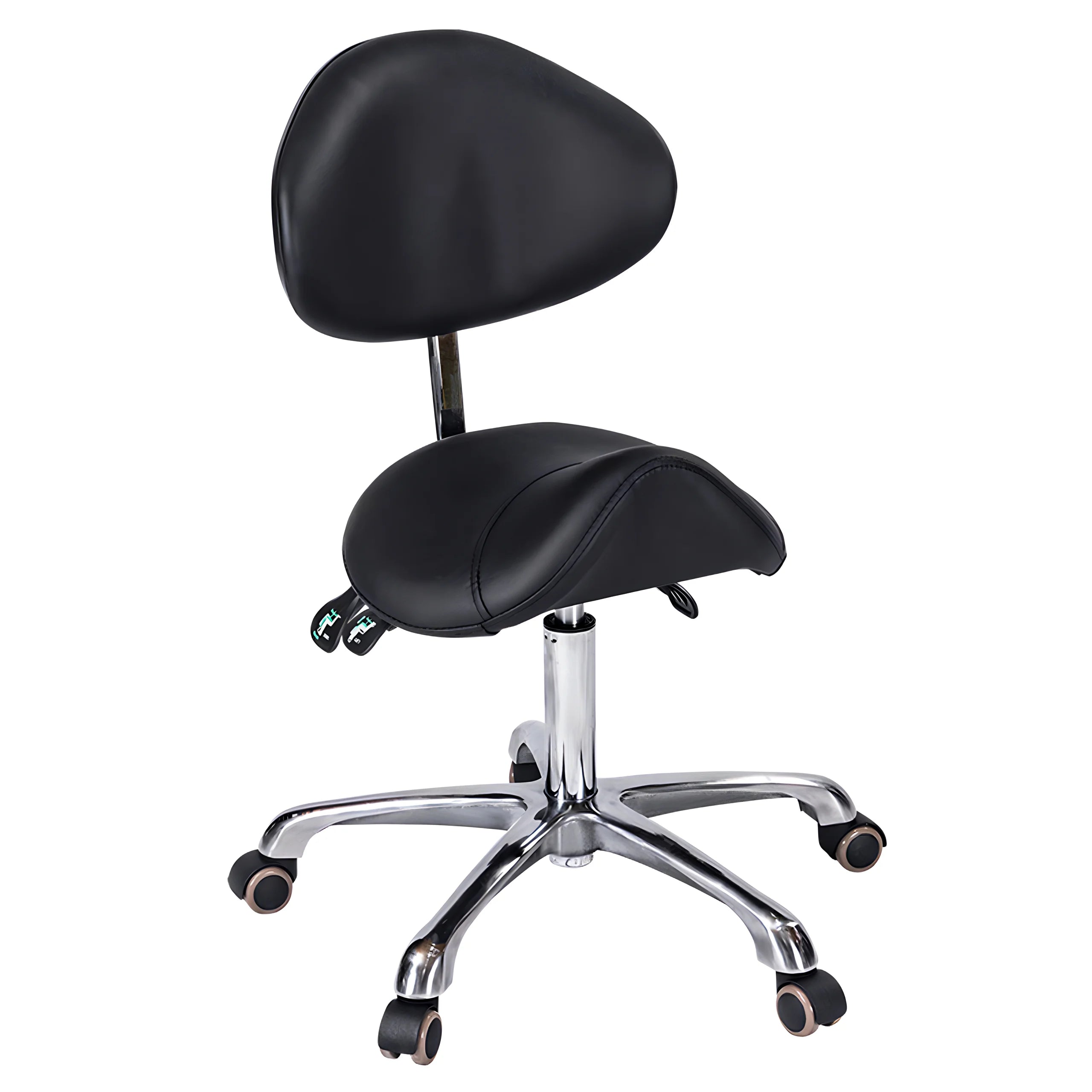 SPAMARC . Marnie (Black) . Saddle Seat . Stool