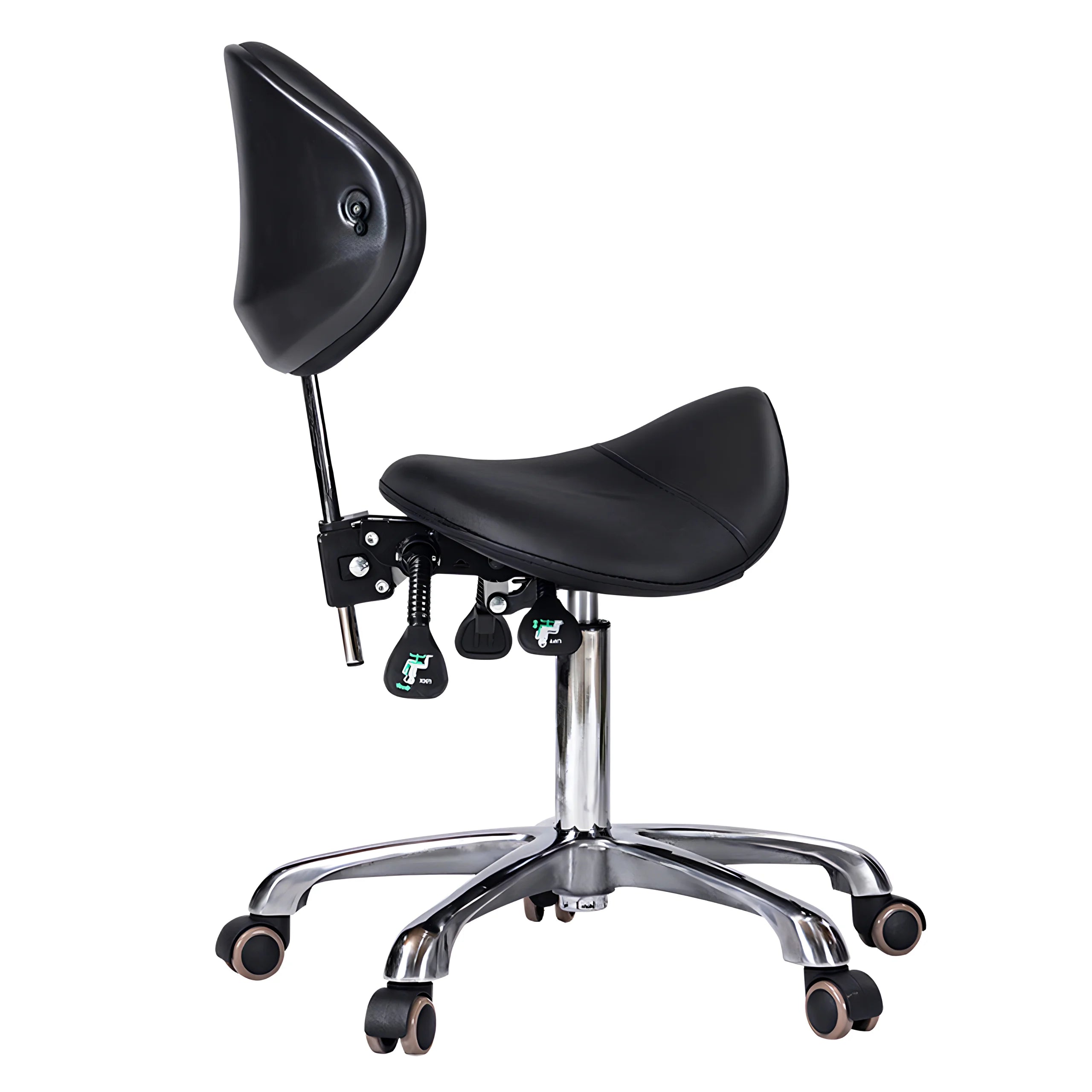 SPAMARC . Marnie (Black) . Saddle Seat . Stool