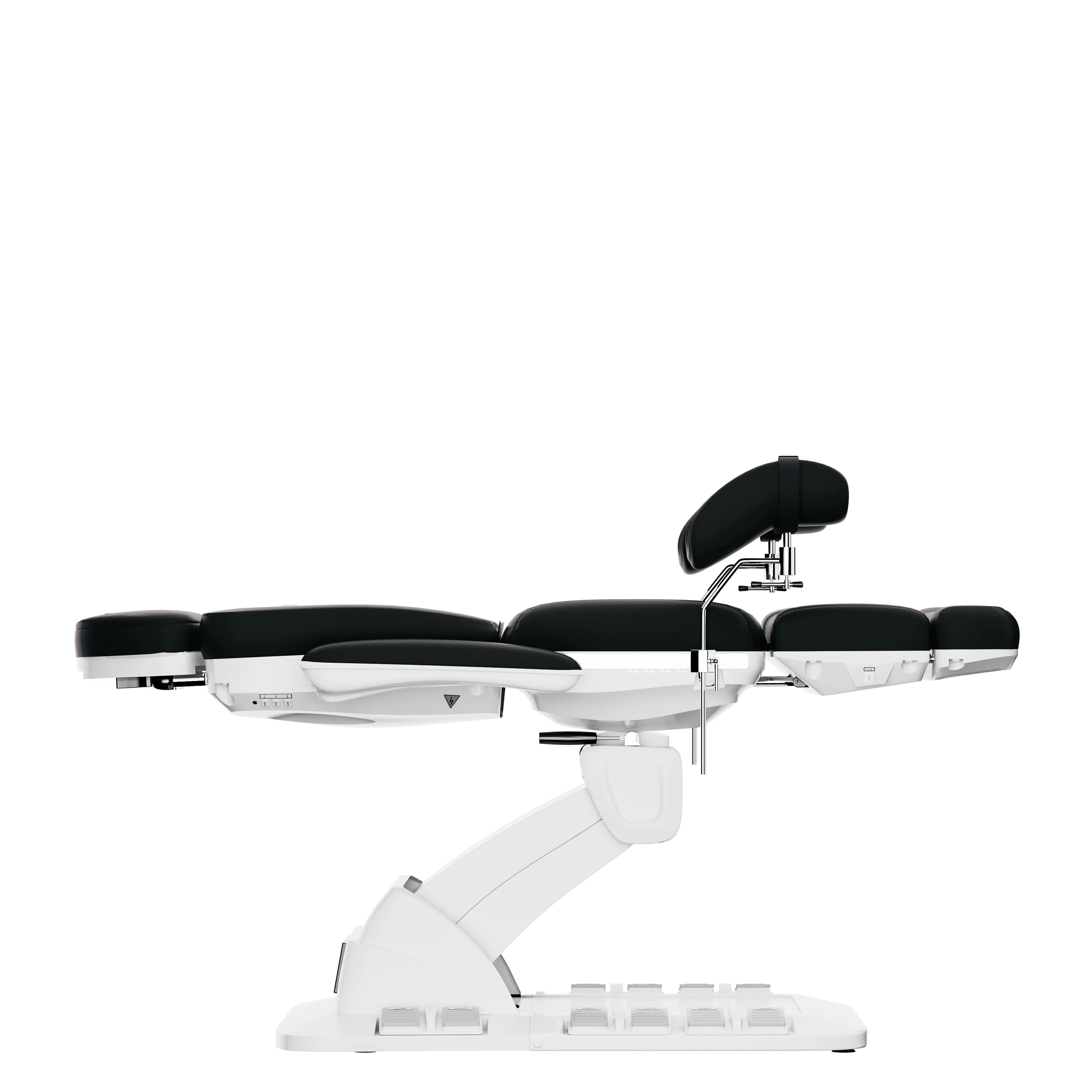 SPAMARC . Novato (Black) . OBGYN & GYNECOLOGY . STIRRUPS . ROTATING . 4 MOTOR SPA TREATMENT CHAIR/BED