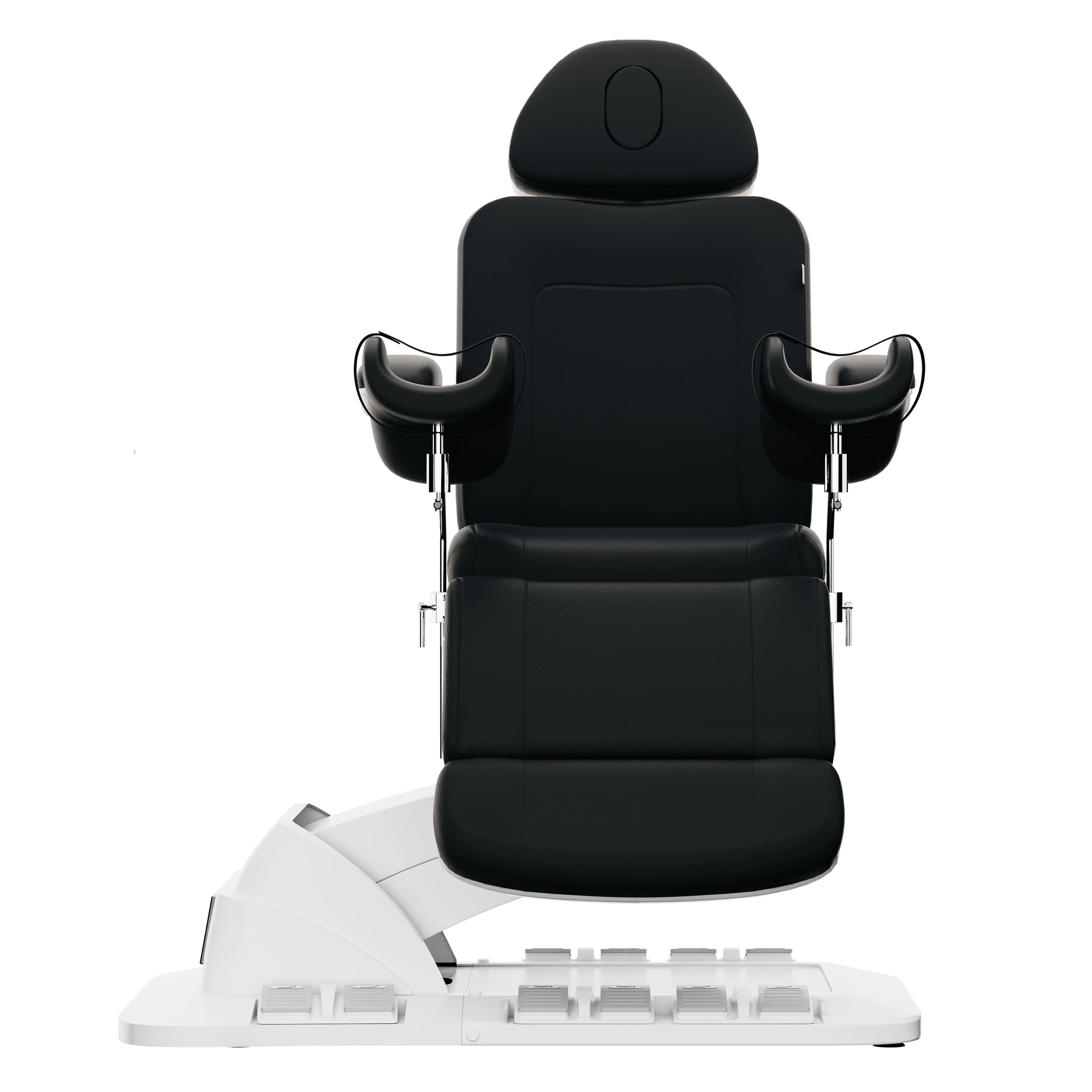 SPAMARC . Novato (Black) . OBGYN & GYNECOLOGY . STIRRUPS . ROTATING . 4 MOTOR SPA TREATMENT CHAIR/BED