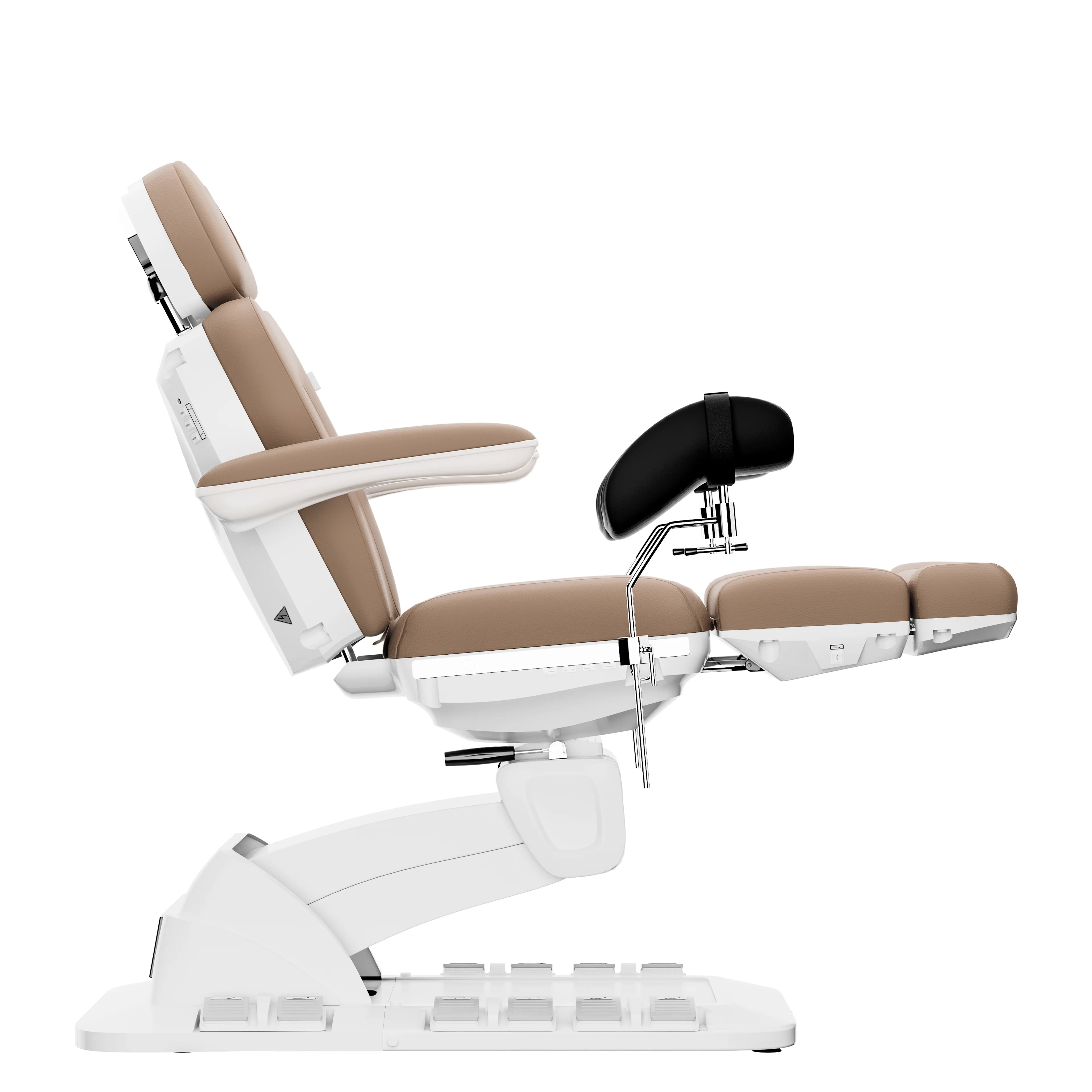 SPAMARC . Novato (Brown) . OBGYN & GYNECOLOGY . STIRRUPS . ROTATING . 4 MOTOR SPA TREATMENT CHAIR/BED