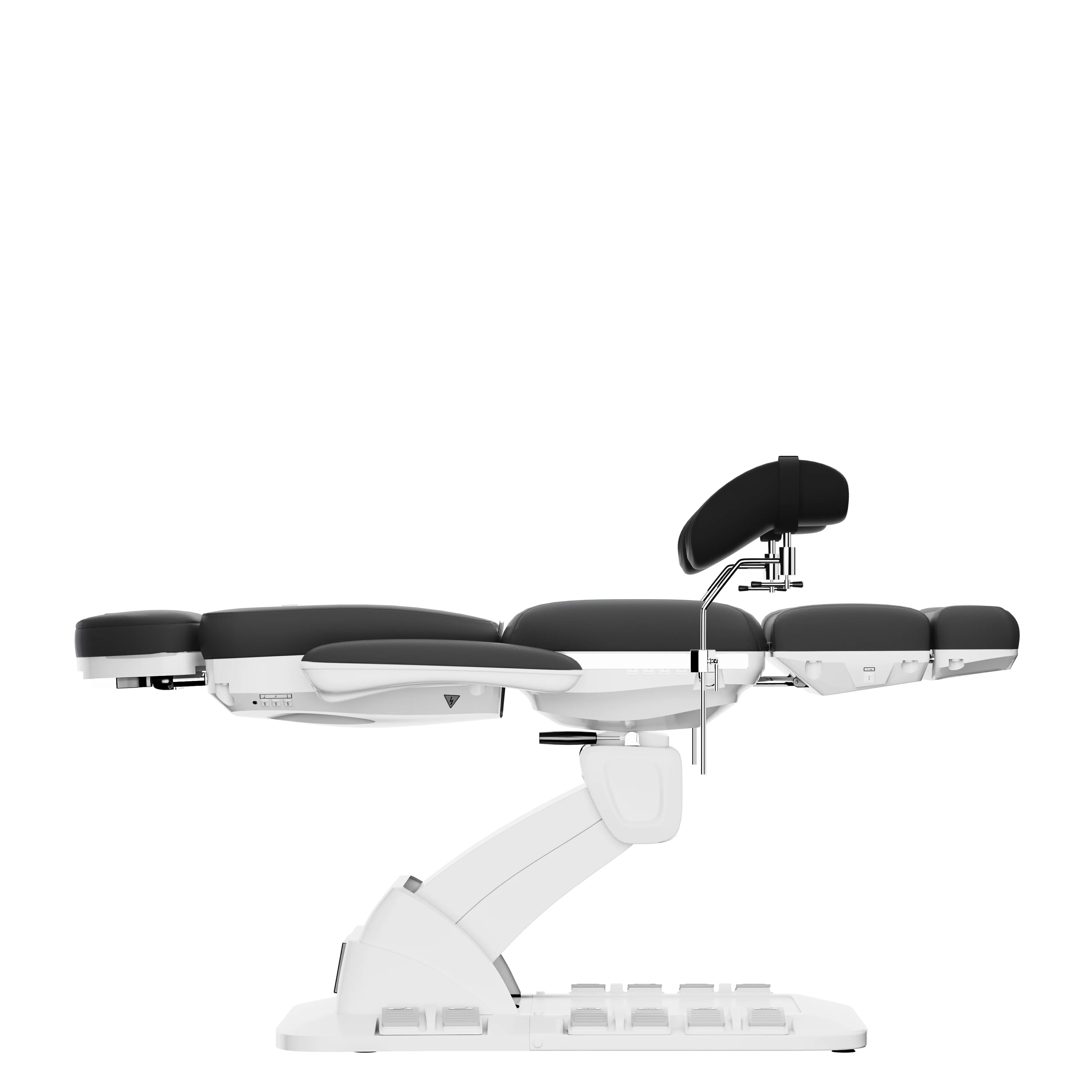 SPAMARC . Novato (Dark Gray) . OBGYN & GYNECOLOGY . STIRRUPS . ROTATING . 4 MOTOR SPA TREATMENT CHAIR/BED