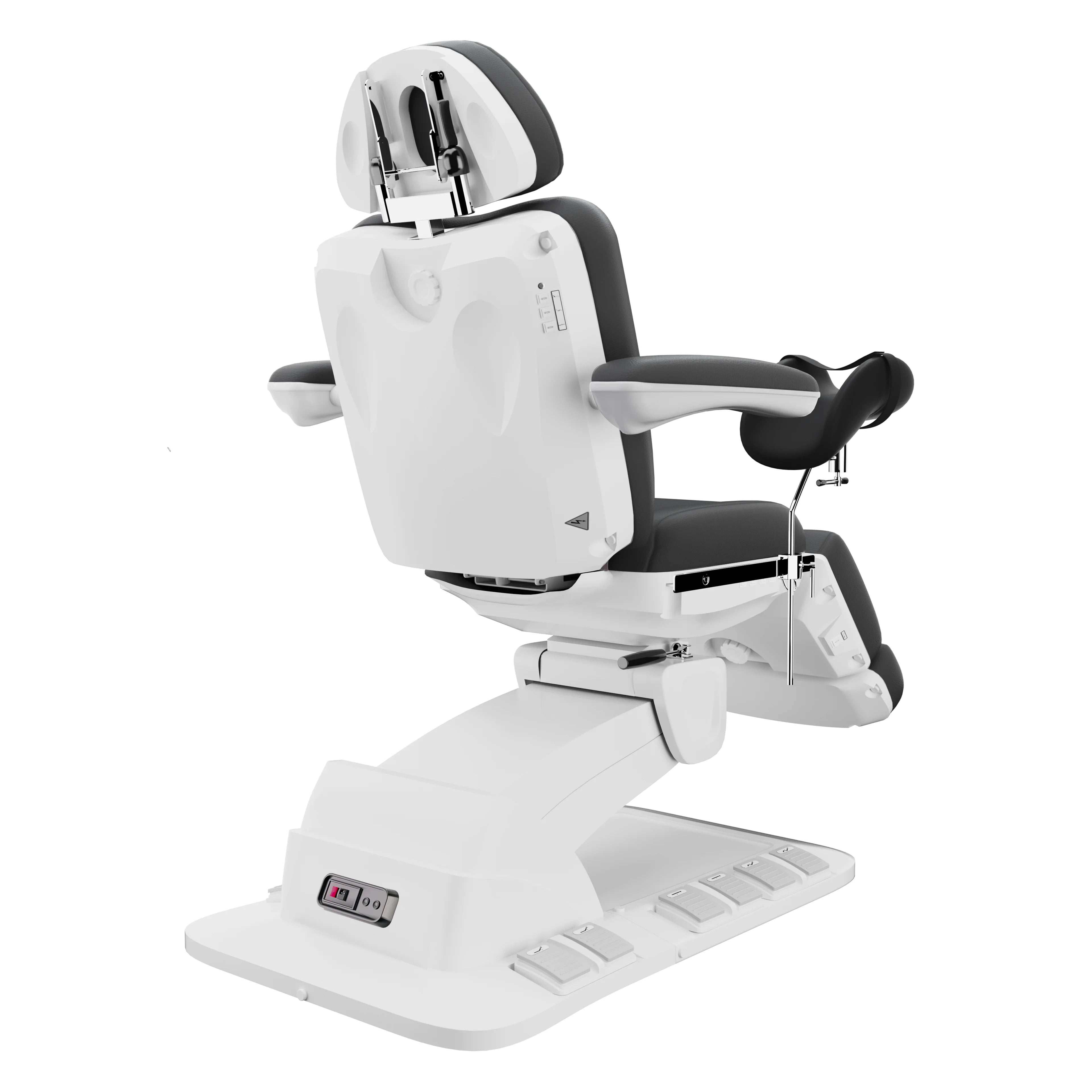 SPAMARC . Novato (Dark Gray) . OBGYN & GYNECOLOGY . STIRRUPS . ROTATING . 4 MOTOR SPA TREATMENT CHAIR/BED