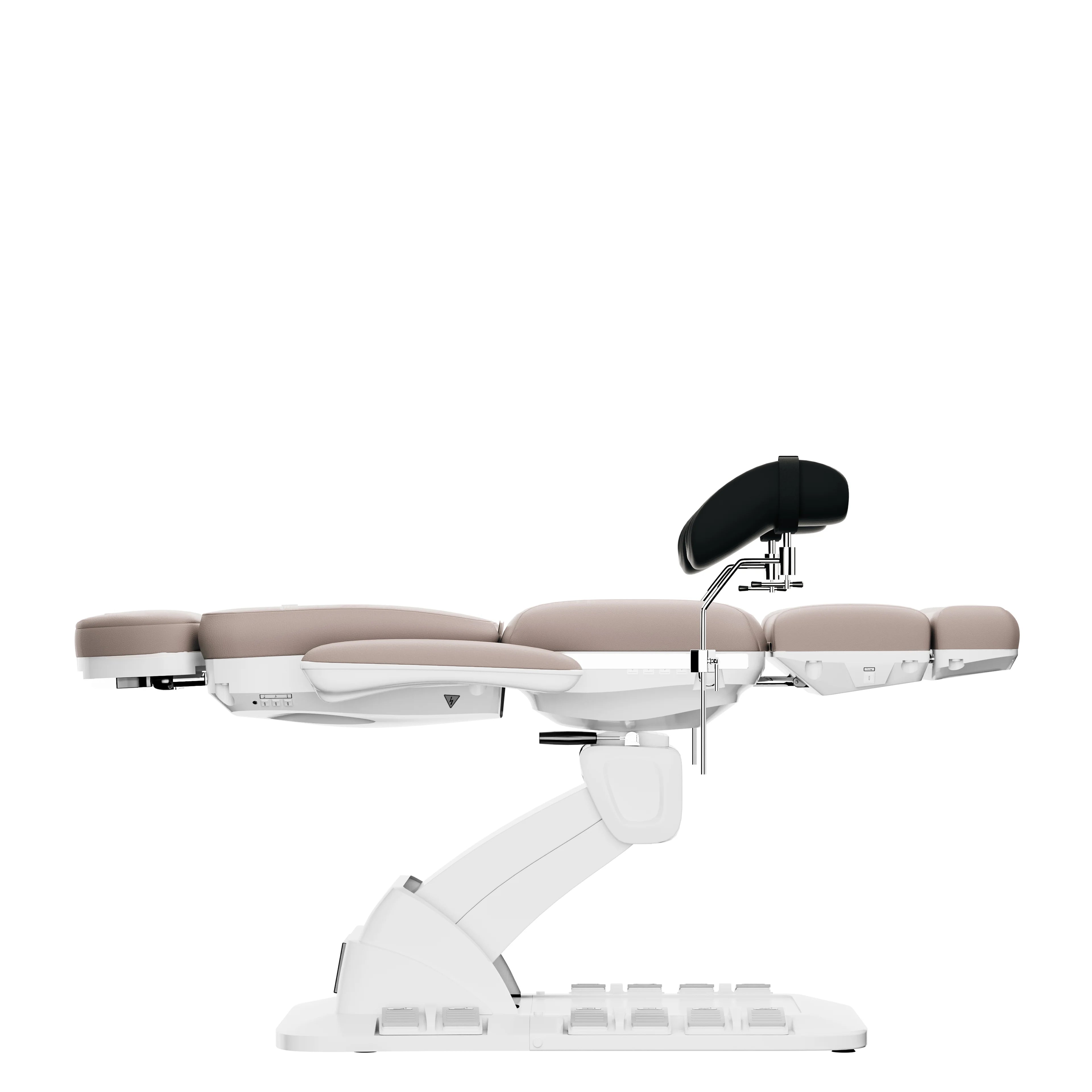 SPAMARC . Novato (Taupe) . OBGYN & GYNECOLOGY . STIRRUPS . ROTATING . 4 MOTOR SPA TREATMENT CHAIR/BED