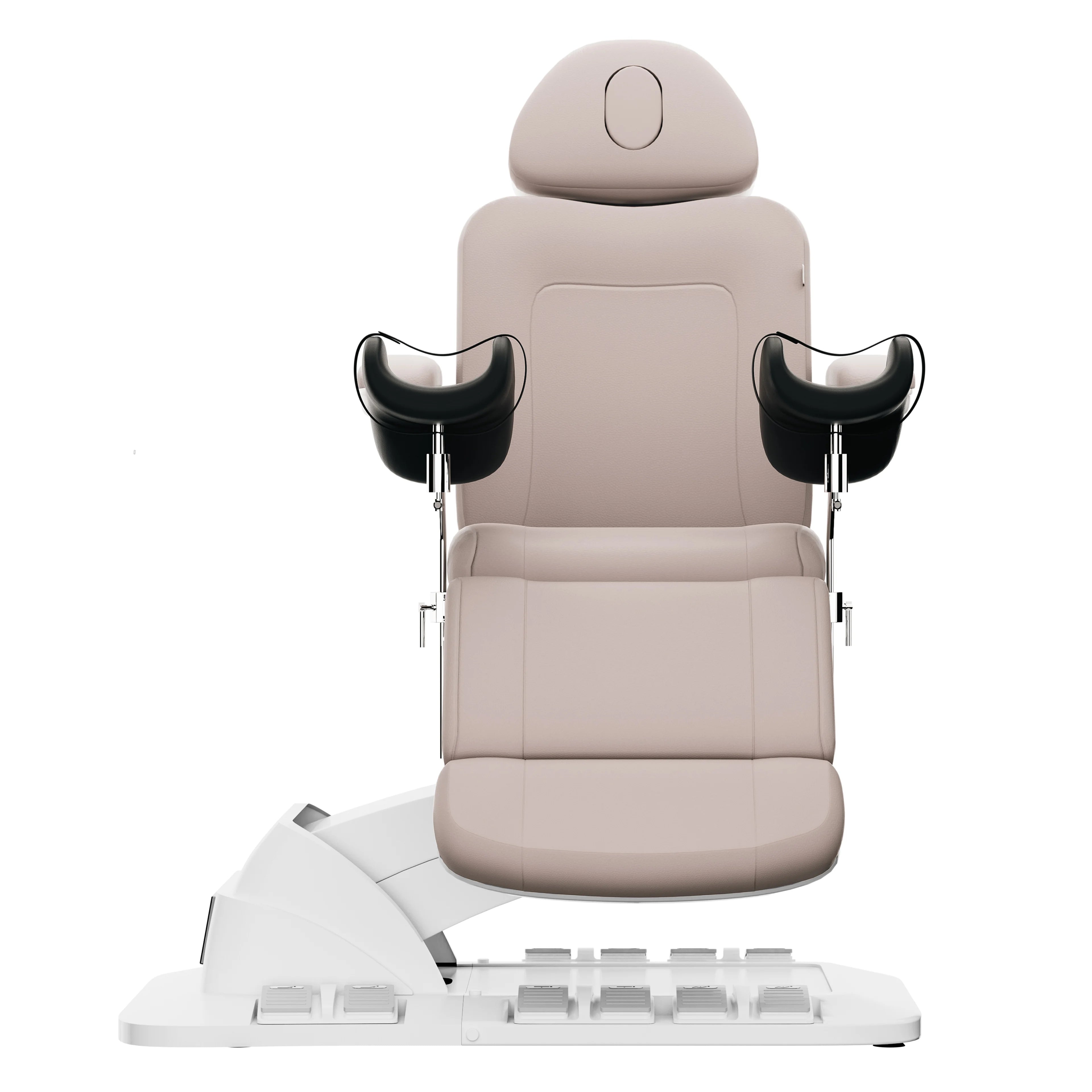 SPAMARC . Novato (Taupe) . OBGYN & GYNECOLOGY . STIRRUPS . ROTATING . 4 MOTOR SPA TREATMENT CHAIR/BED